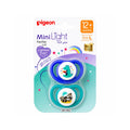 Pigeon MiniLight Pacifier 12+ Months Large 2 Piece – BPA-Free Lightweight Silicone Baby Soother