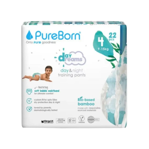 PureBorn Baby Pants Size 4 22s