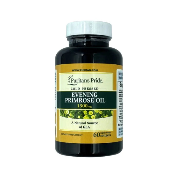 Puritan's Pride Evening Primrose Oil 1300mg 60 Softgels