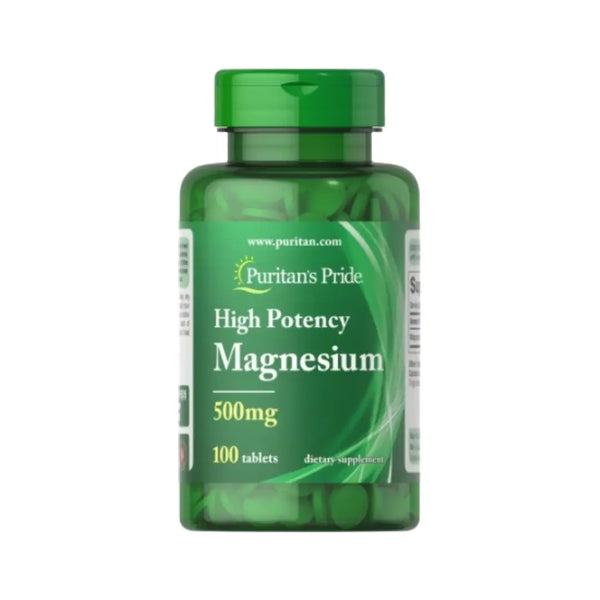 Puritan's Pride Magnesium 500mg 100 Tablets
