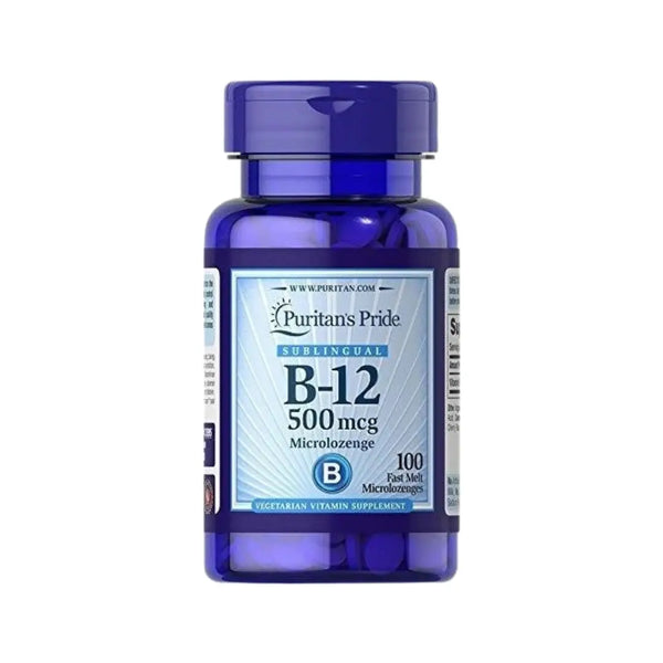 Puritan's Pride Vitamin B12 500mcg 100 Tablets