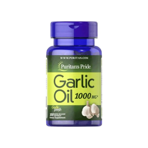 Puritans Pride Garlic Oil 1000mg Softgel 100s