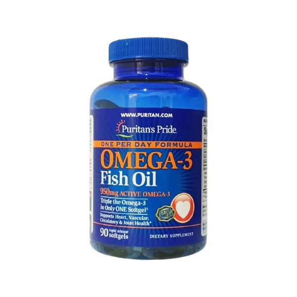 Puritans Pride Omega 3 Fish Oil  950mg Softgel 90s