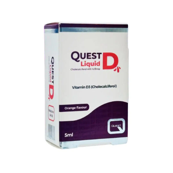 Quest D Vitamin D3 Liquid Drops Orange 5ml