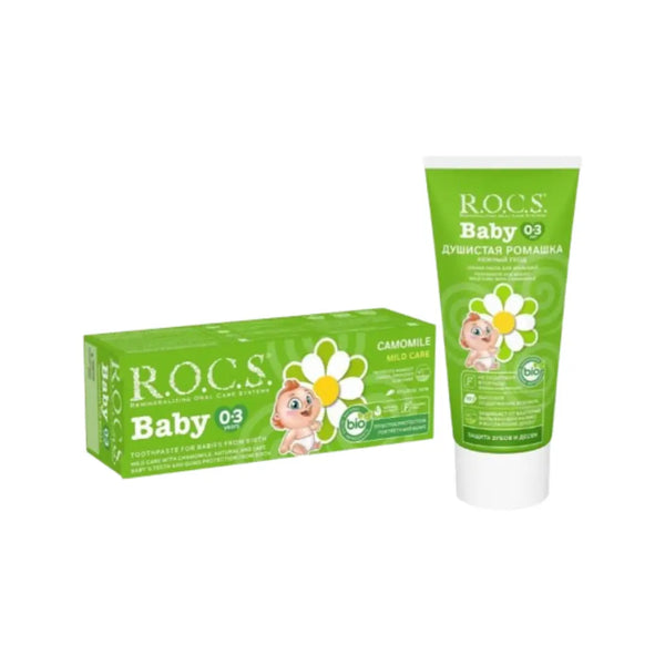 ROCS Baby 0-3 Years Chamomile Mild Care Toothpaste 45g