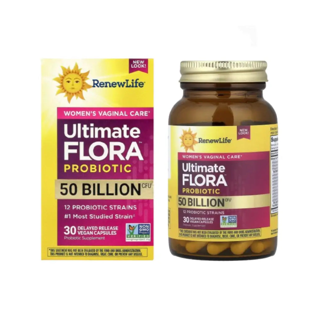RenewLifeWomen Ultimate Flora Probiotic 50 مليار كبسولة 30s