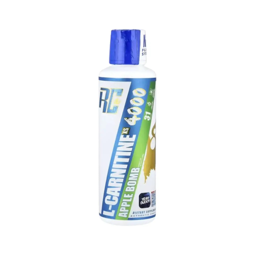 Ronnie Coleman L-Carnitine XS 4000 Apple Bomb 465ml – Liquid L-Carnitine Supplement 31 Servings