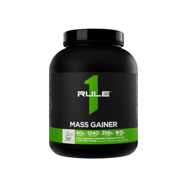 Rule 1 Mass Gainer 5.73lb Vanilla Cream Serve 8