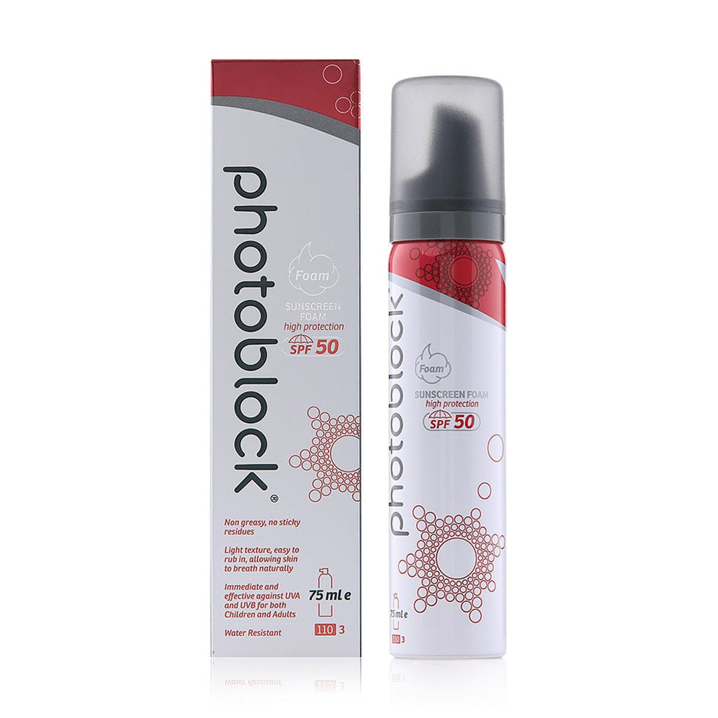 DERMA PHOTOBLOCK SPF50 SUNSCREEN FOAM 75ML