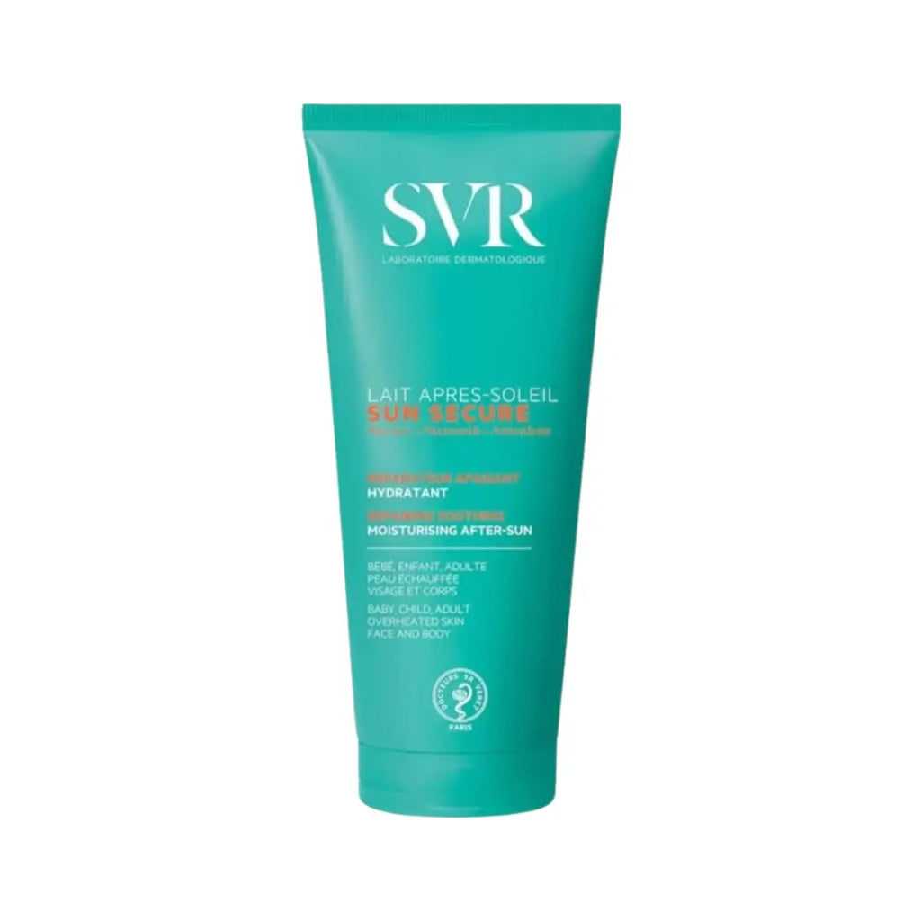 SVR Sun Secure After Sun Moisturizing Milk 200ml | Soothing & Hydrating After Sun Care for Sensitive Skin