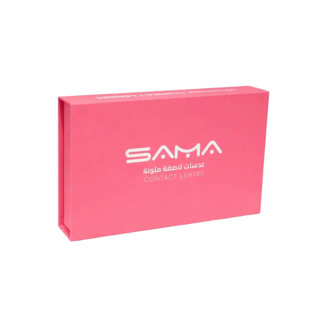 Sama Contact Lenses Monthly Walnut packaging front view