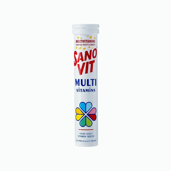 Sanovit Multivitamins Tropical Fruits Flavour Effervescent Tab 20s