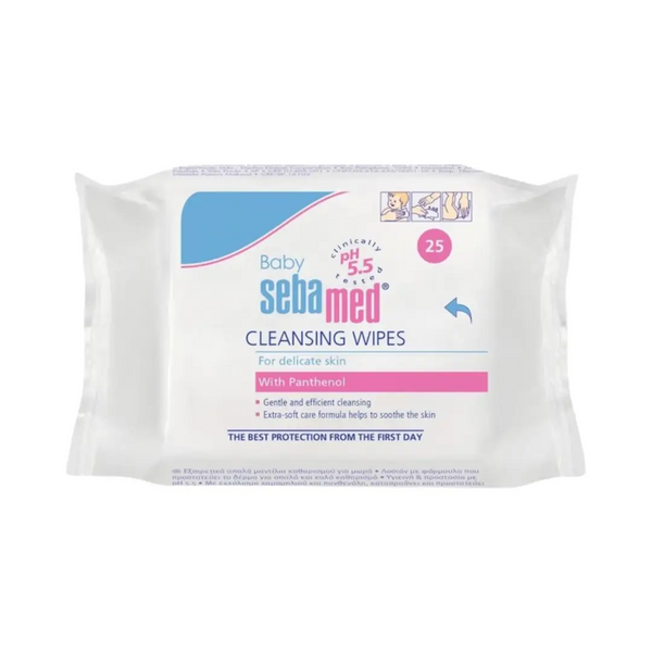 Sebamed Baby Cleansing Wipes with Panthenol 25s