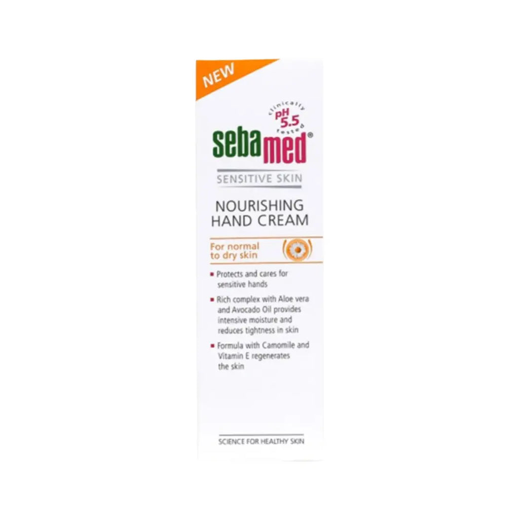 Sebamed Sensitive Skin Nourishing Hand Cream 75ml – pH 5.5 Moisturizing Care
