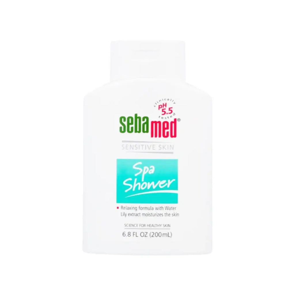 Sebamed Sensitive Skin Spa Shower 200ml – Gentle Hydrating Body Wash with Water Lily Extract
