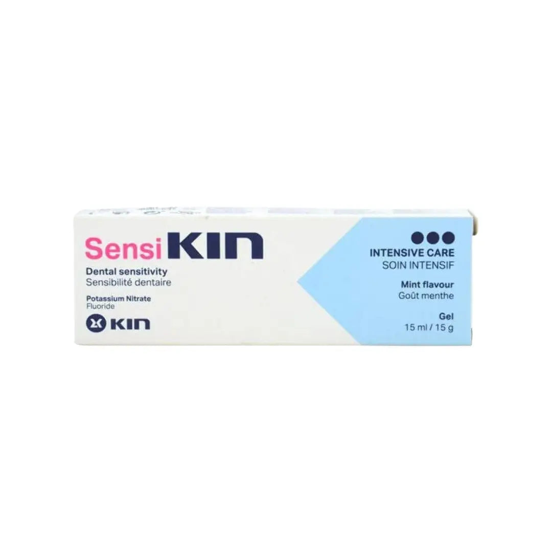 SensiKIN Intensive Care Mint Gel 15ml | Relief Gel for Tooth Sensitivity & Gum Care | Oral Hygiene Support Gel