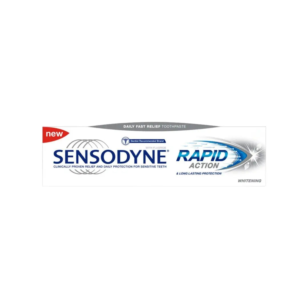 Sensodyne Rapid Action Whitening Toothpaste 75ml – Sensitivity Care & Whitening