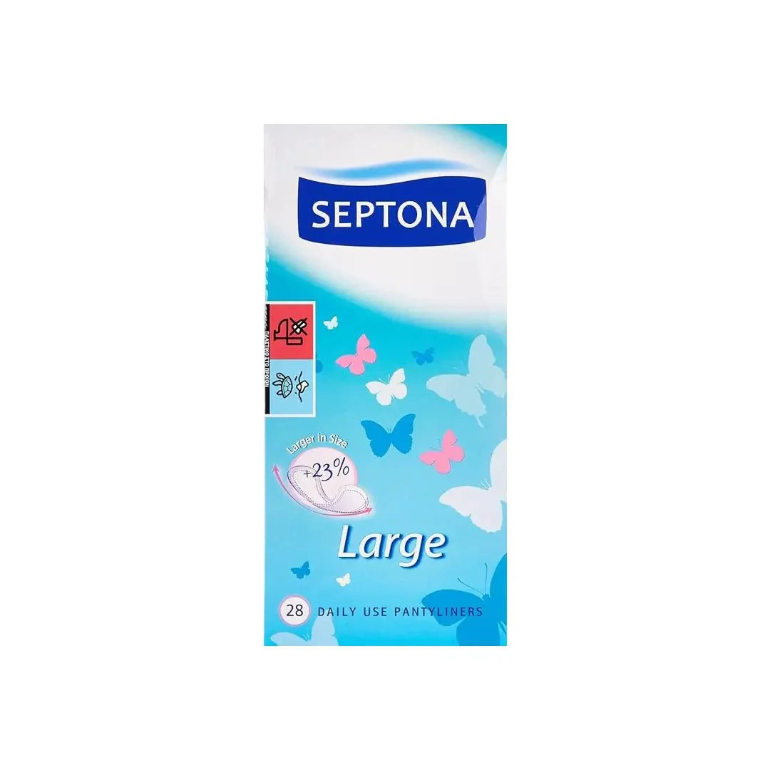 SEPTONA Pantyliners Large 28s – Breathable Daily Freshness Liners