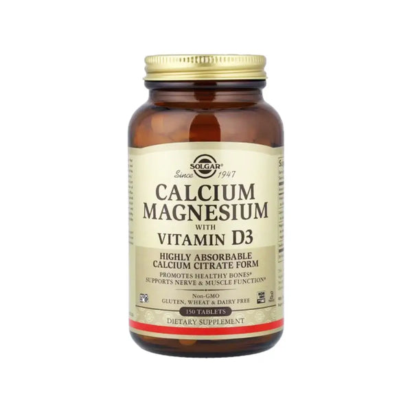 Solgar Calcium Magnesium with Vitamin D3 Tablet 150s