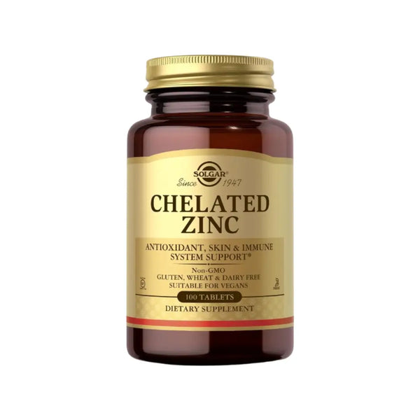 Solgar Chelated Zinc Tablet 100s