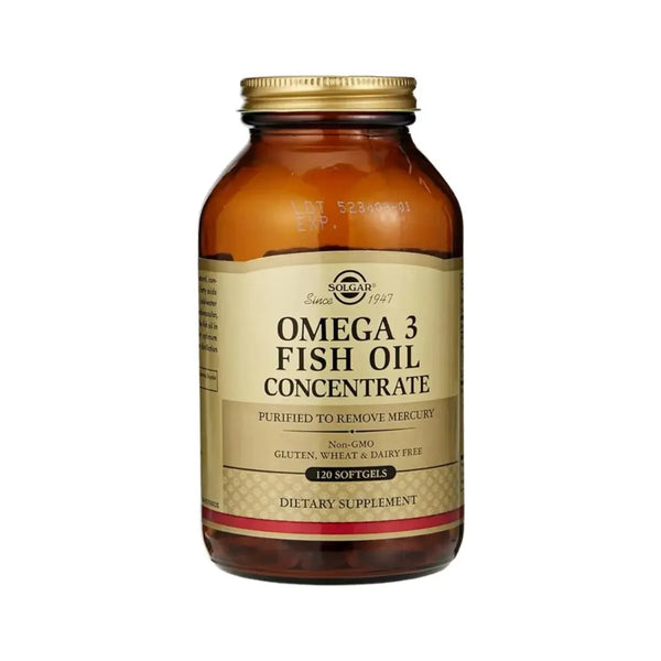 Solgar Omega-3 Fish Oil Concentrate 120 Softgels