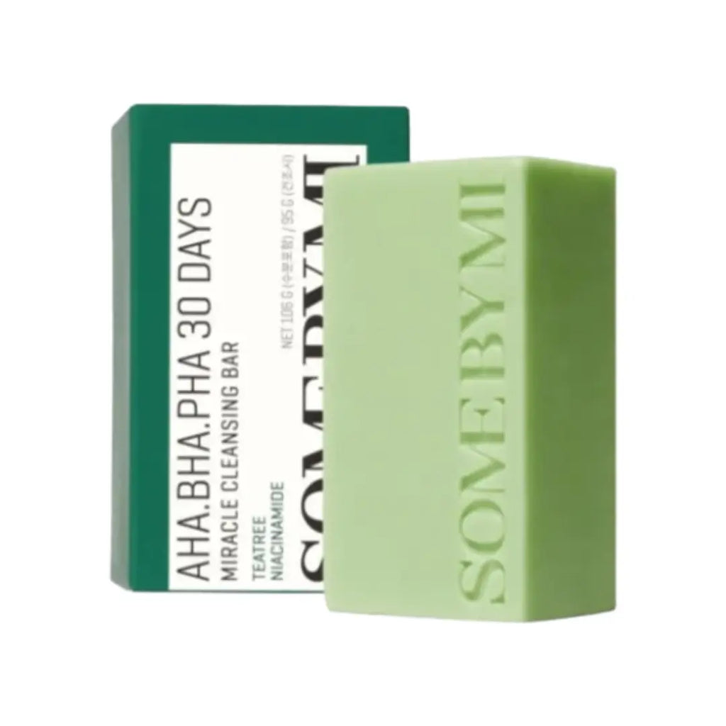 Some By Mi AHA BHA PHA 30 Days Miracle Cleansing Bar 106g – Gentle Exfoliating Face & Body Cleanser