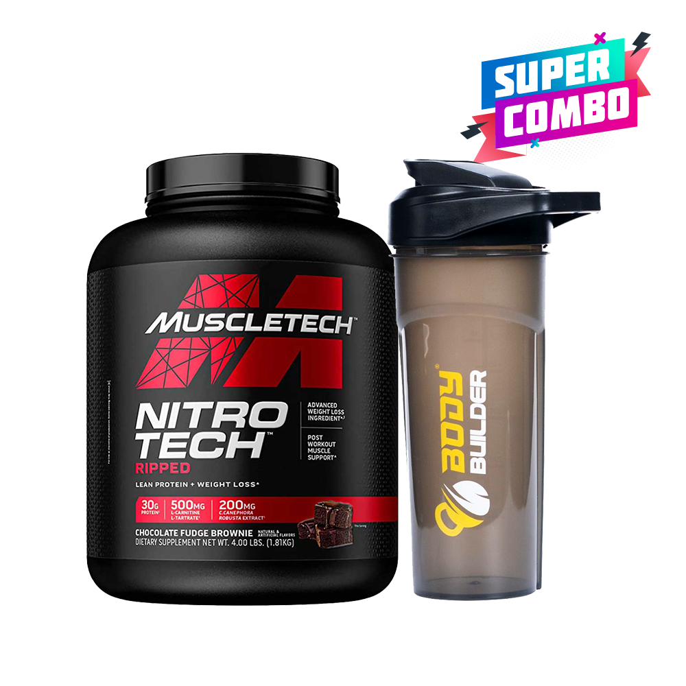 MuscleTech NitroTech Protein Powder Ripped 4 lbs