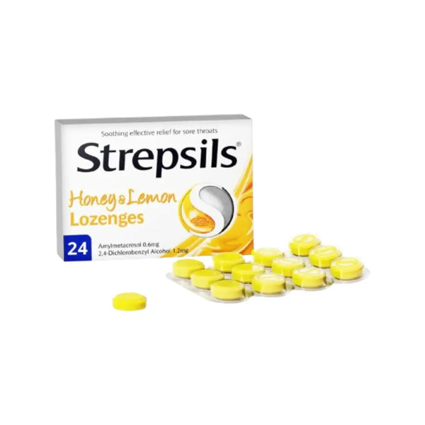 Strepsils Honey & Lemon Lozenges 24s