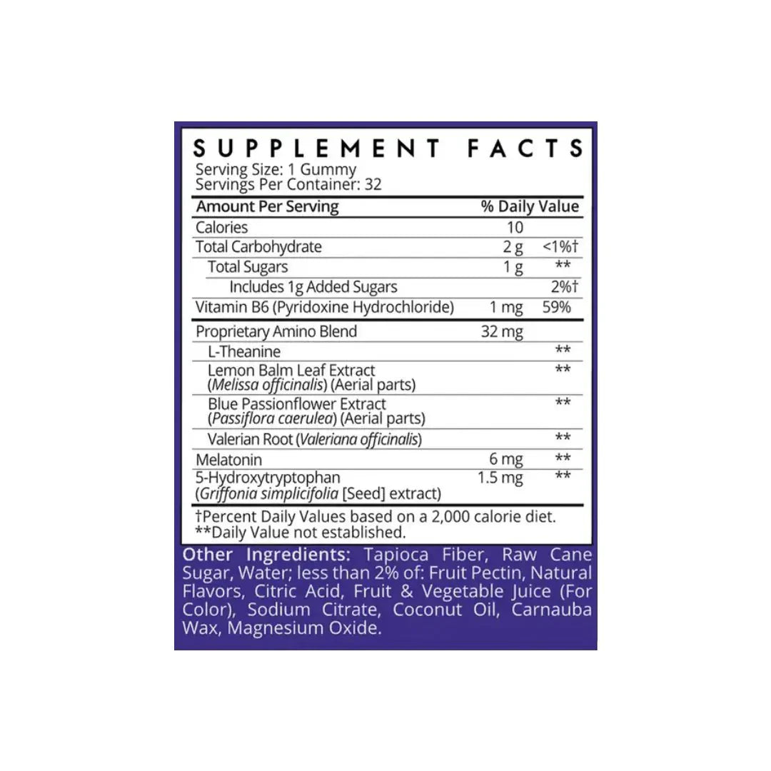 Sugarbear PRO Sleep 5HTP Amino Gummies 32s
