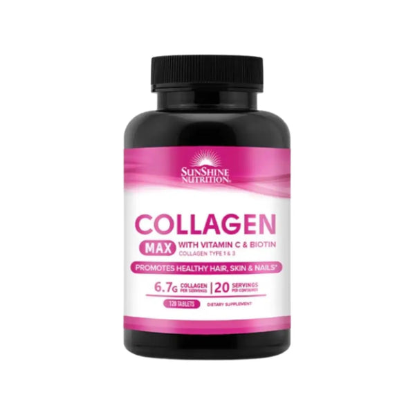 Sunshine Nutrition Collagen Max with Vitamin C & Biotin Tablets 120