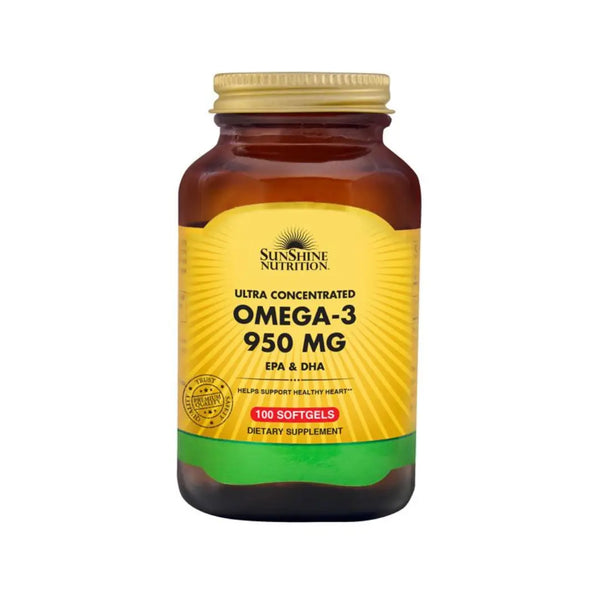 Sunshine Nutrition Ultra Concentrated Omega 3 950mg Softgel 100s