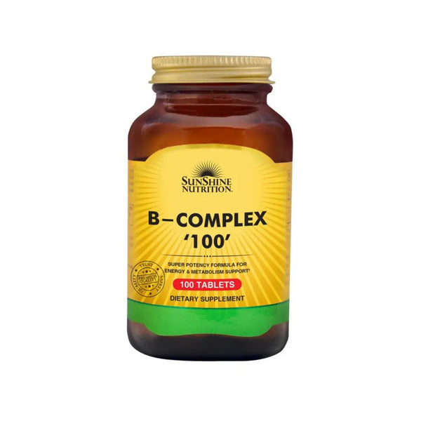Sunshine Nutrition Vitamin B - Complex 100 Tablets 100