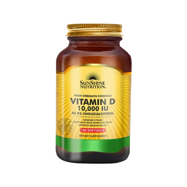 Sunshine Nutrition Vitamin D 10000IU Softgels 100s