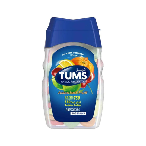 TUMS Extra Strength Chewable Tablets 48s