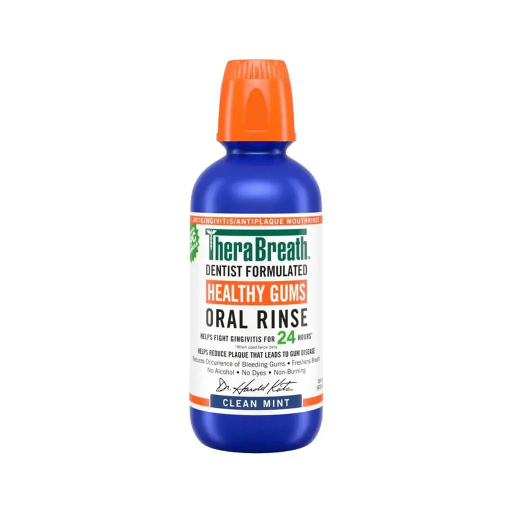 TheraBreath Oral Rinse Clean Mint 473ml