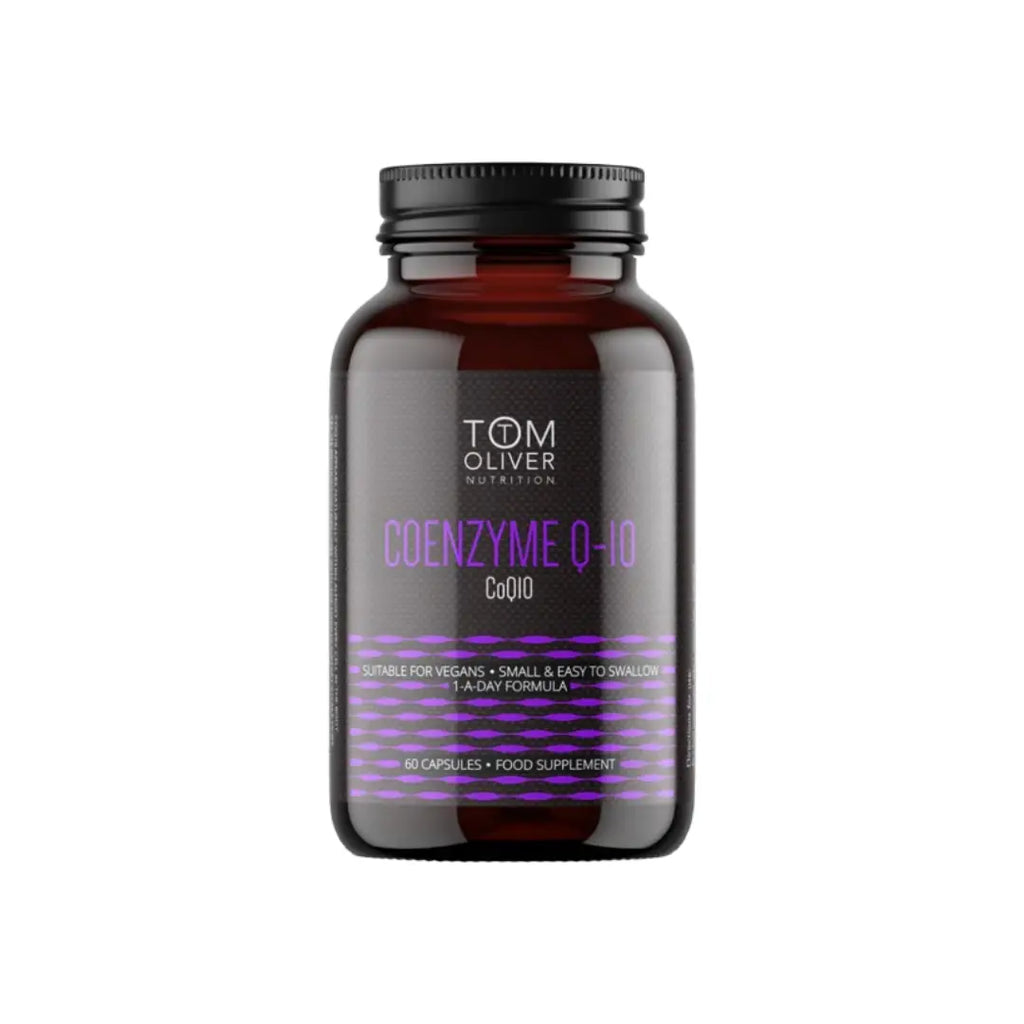 Tom Oliver CoQ10 100mg Capsules 60s – coenzyme Q10 supplement