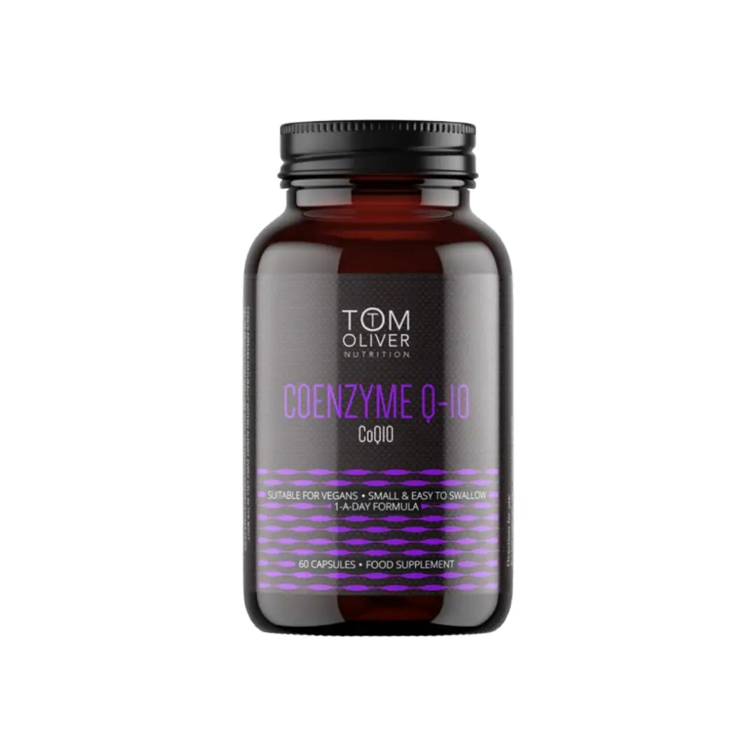 Tom Oliver CoQ10 100mg Capsules 60s – coenzyme Q10 supplement