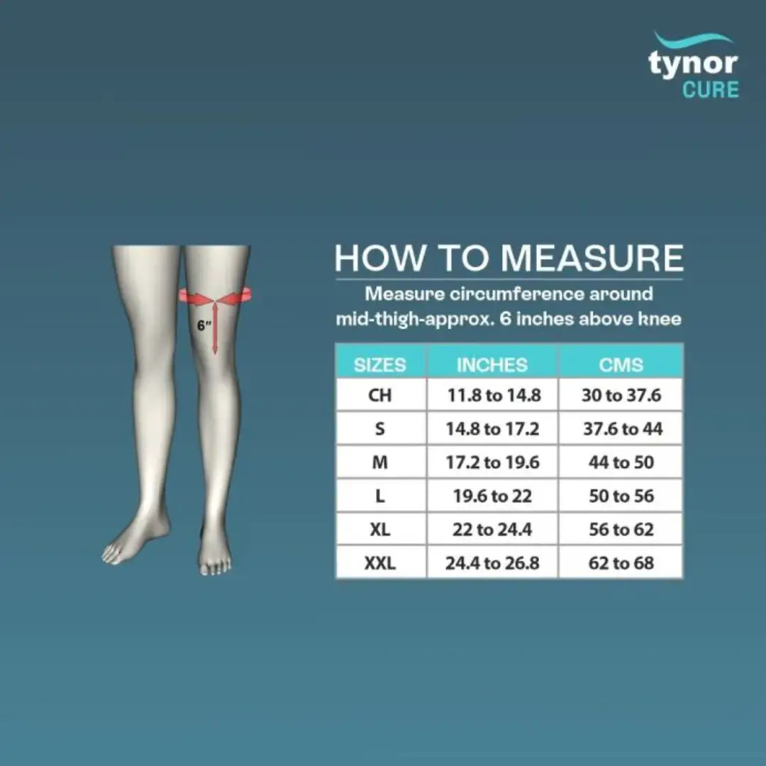 Tynor Ankle Brace D-02 XL elastic ankle support front view