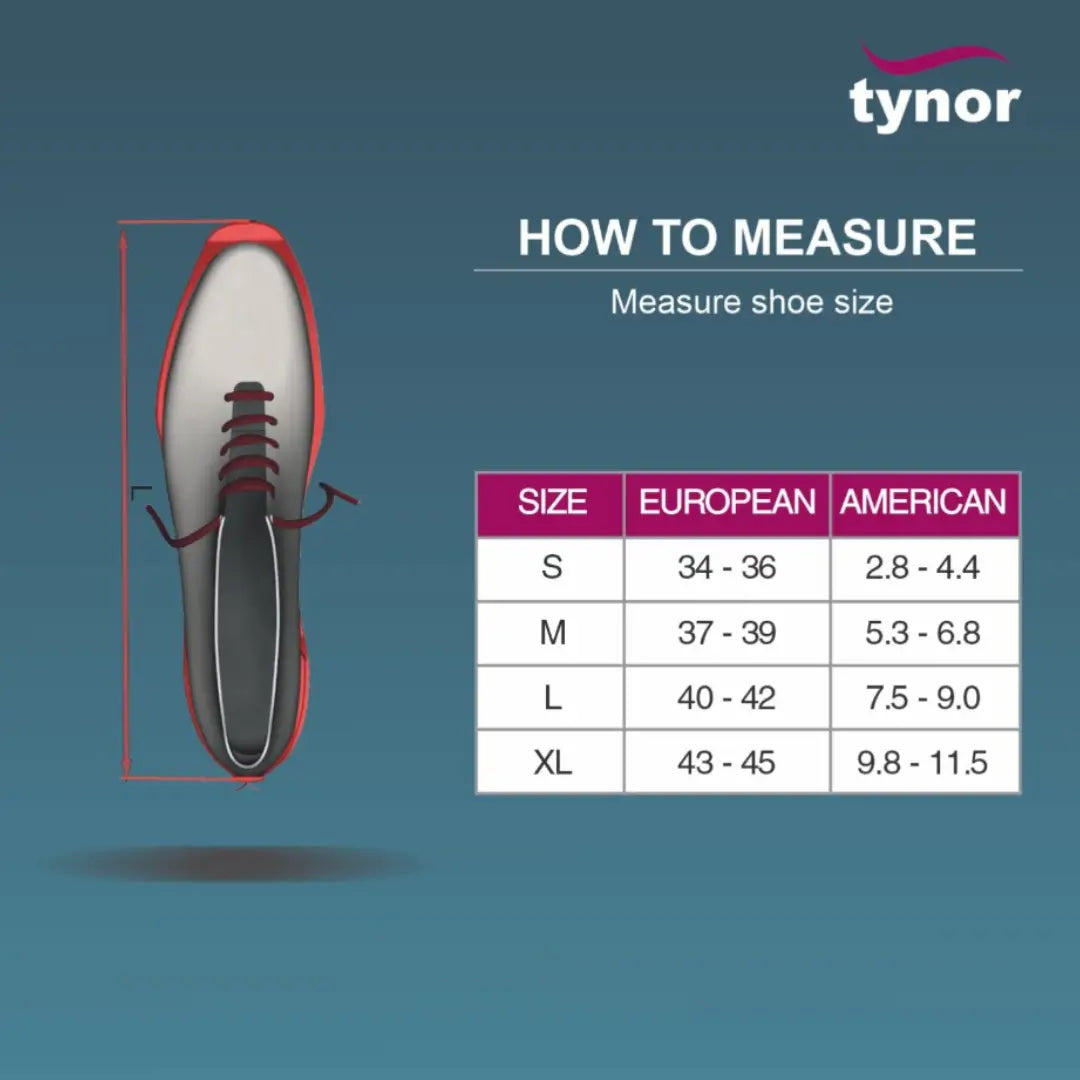 Tynor Cast Shoe C-08 Medium for foot cast protection