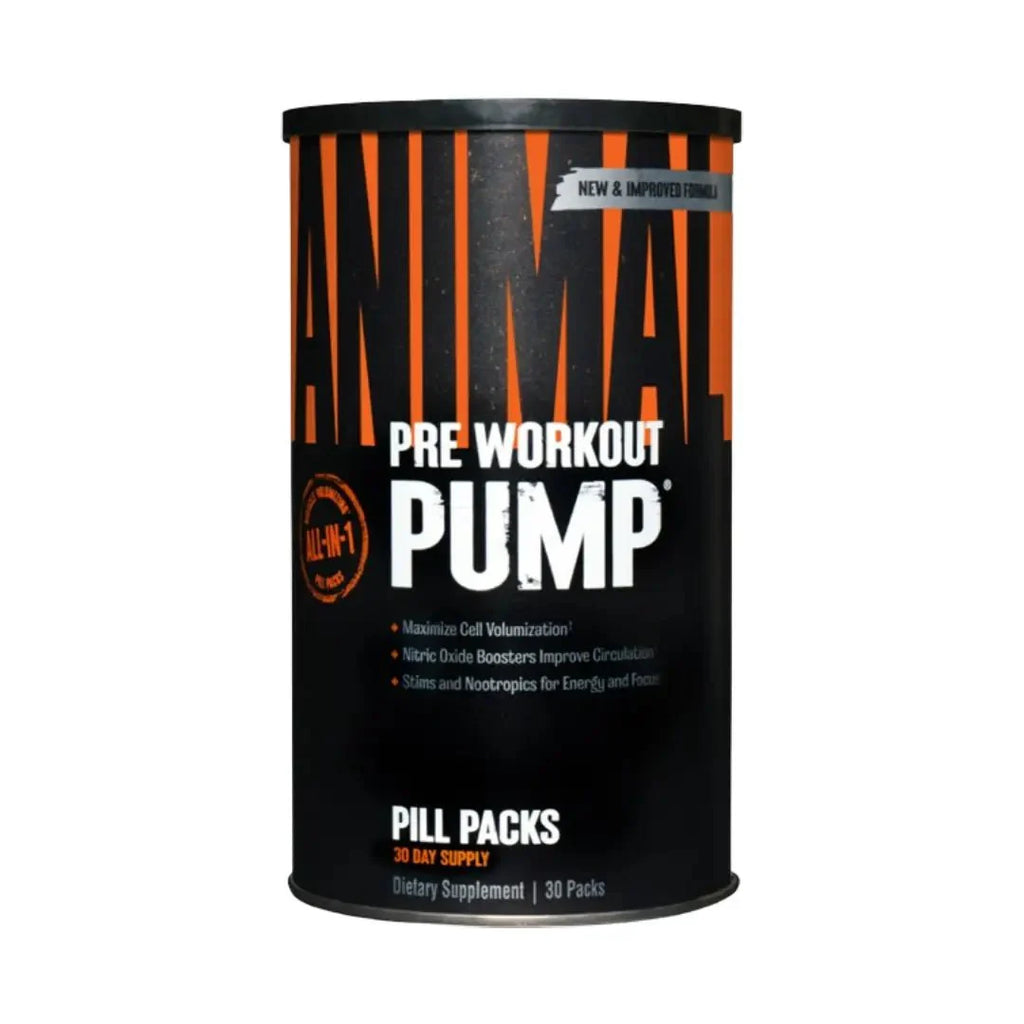 عبوة أقراص PUMP قبل التمرين للحيوانات من UNIVERSAL 30 حبة