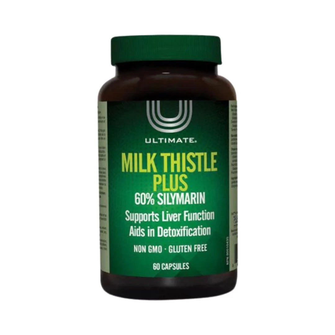 Ultimate Milk Thistle Plus 60% Silymarin Capsules 60s – Herbal Liver Support Supplement