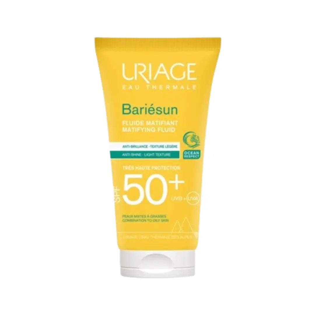 Uriage Bariesun SPF50+ Mattifying Fluid 50ml sunscreen bottle