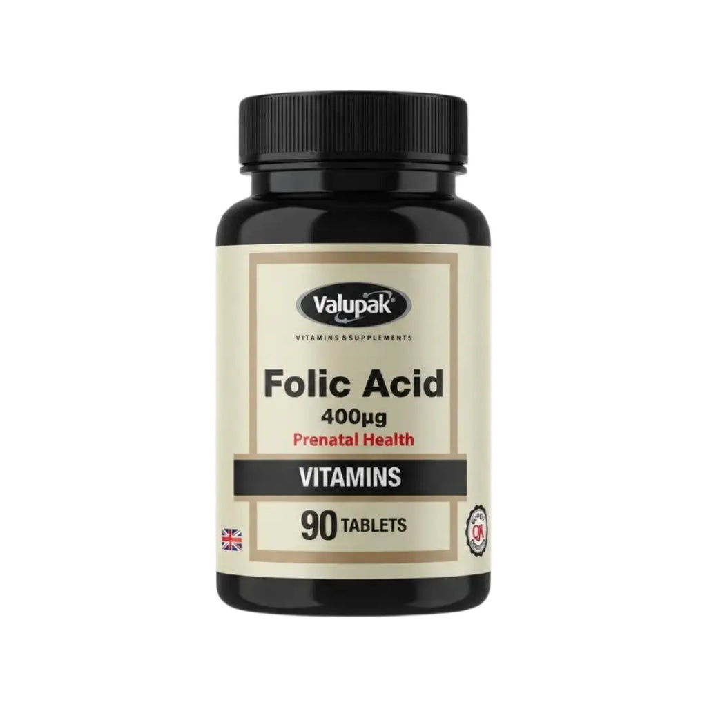 Valupak Folic Acid 400mcg Tablets 90s
