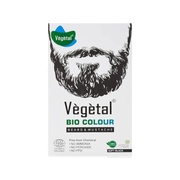Vegetal Bio Colour Beard & Mustache Soft Black