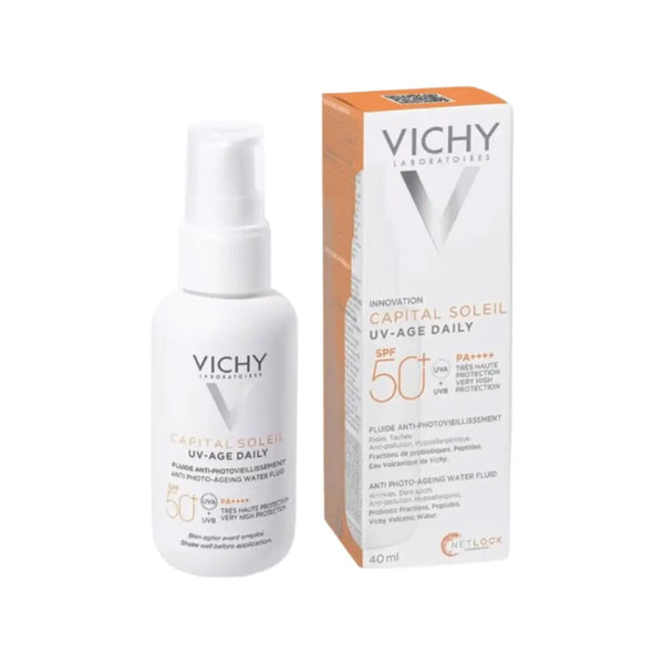 Vichy Capital Soleil UV Age Daily SPF50+ Anti Photo-Ageing Water Fluid 40ml