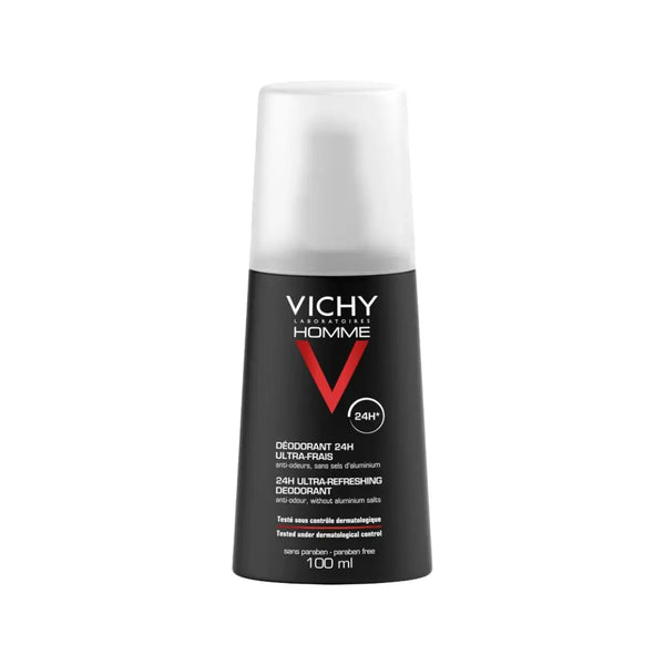 Vichy Homme 24H Ultra Refreshing Deodorant Spray 100ml
