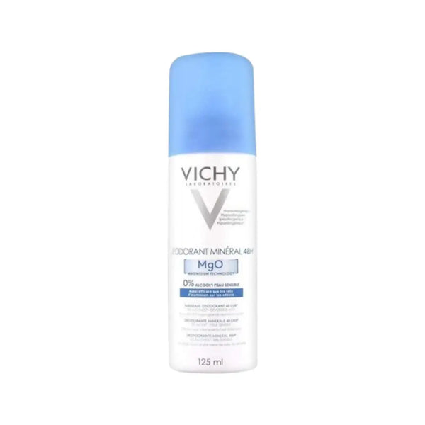 Vichy مزيل العرق المنعش بخلاصة المعادن 48 ساعة بخاخ 125 مل