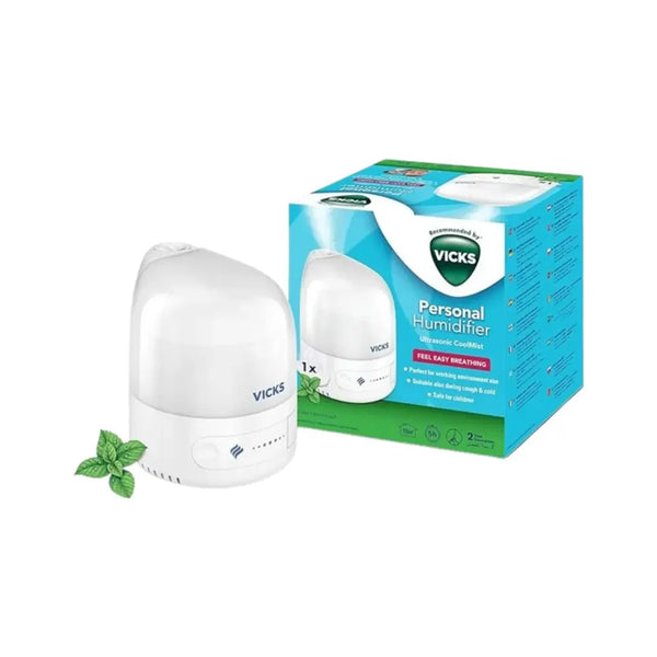 جهاز ترطيب شخصي Vicks بالموجات فوق الصوتية صغير بالرذاذ البارد