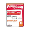 Vitabiotics Feroglobin B12 Capsules 30s iron and vitamin B12 supplement for energy support and healthy blood