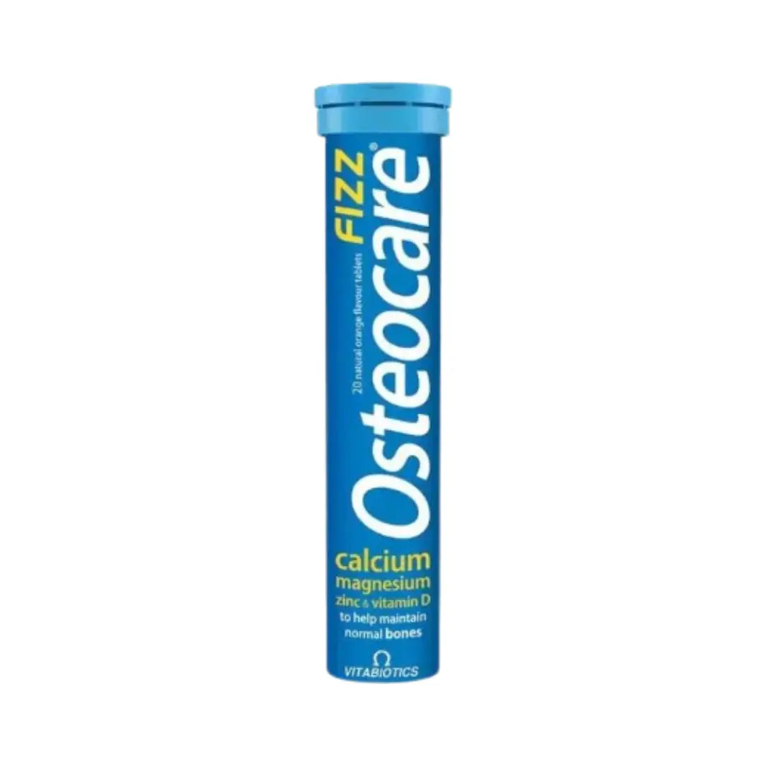 Vitabiotics Osteocare Fizz Effervescent Calcium Tablets Orange flavor  bone and joint support supplement with calcium, vitamin D, and minerals for strong bones